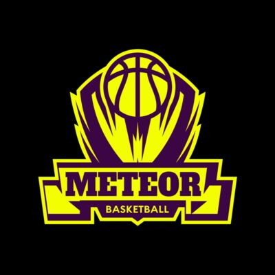 Meteor Basketball Logo Template Thumbnail