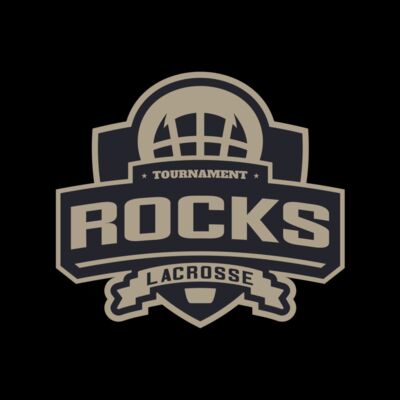Rocks Tournament Lacrosse Logo Template Thumbnail