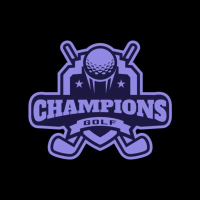 Champions Golf logo template Thumbnail