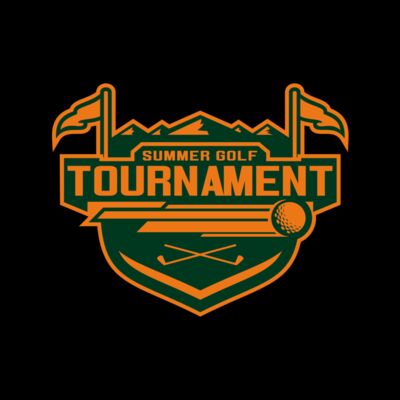 Tournament Summer golf logo template	02 Thumbnail