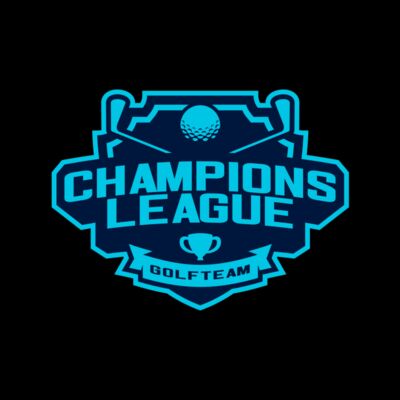Champions League Golf Team logo template Thumbnail