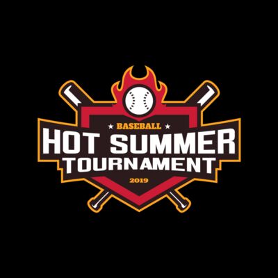 Hot Summer Tournament Baseball logo 01 Thumbnail