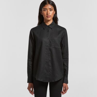 AS Colour Womens Linen Shirt Thumbnail